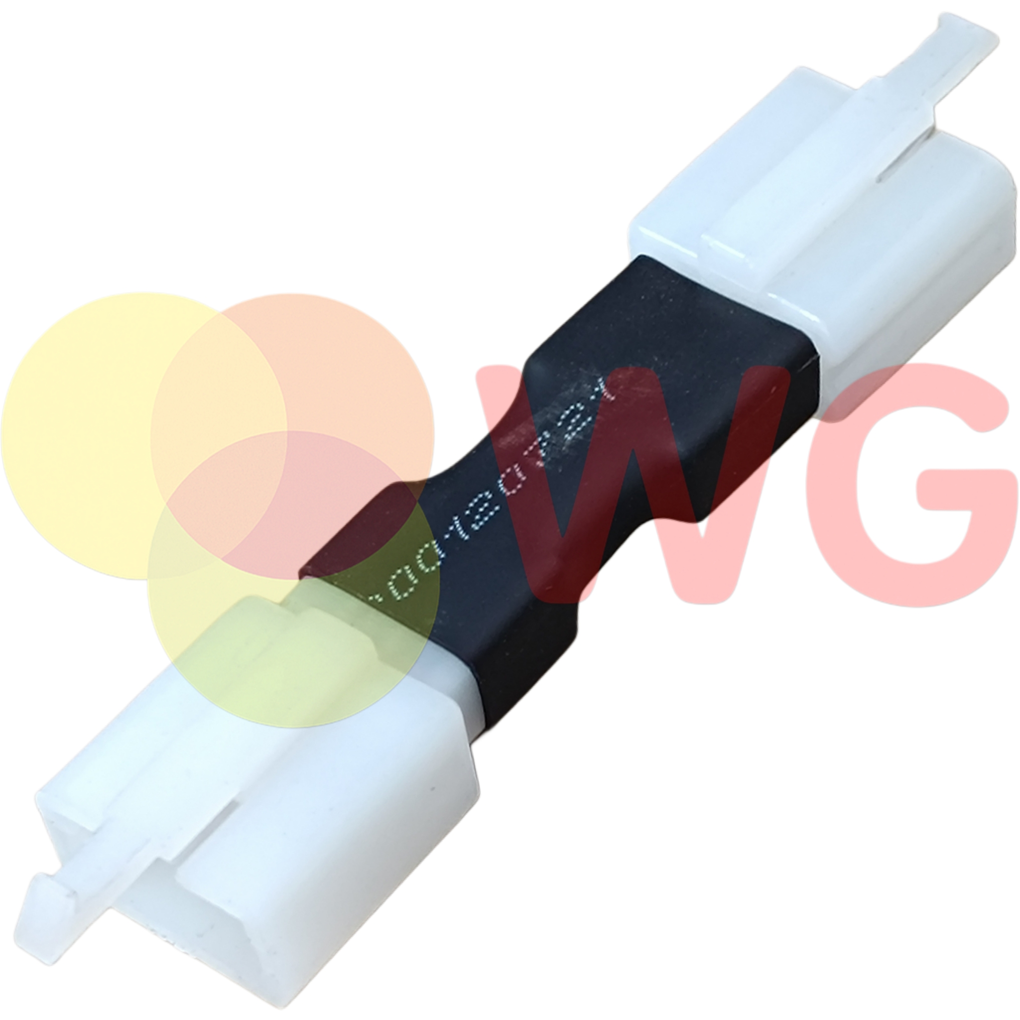 E-Scooty Parts 2 Pin Male To Male Throttle Converter - Color: Black & White