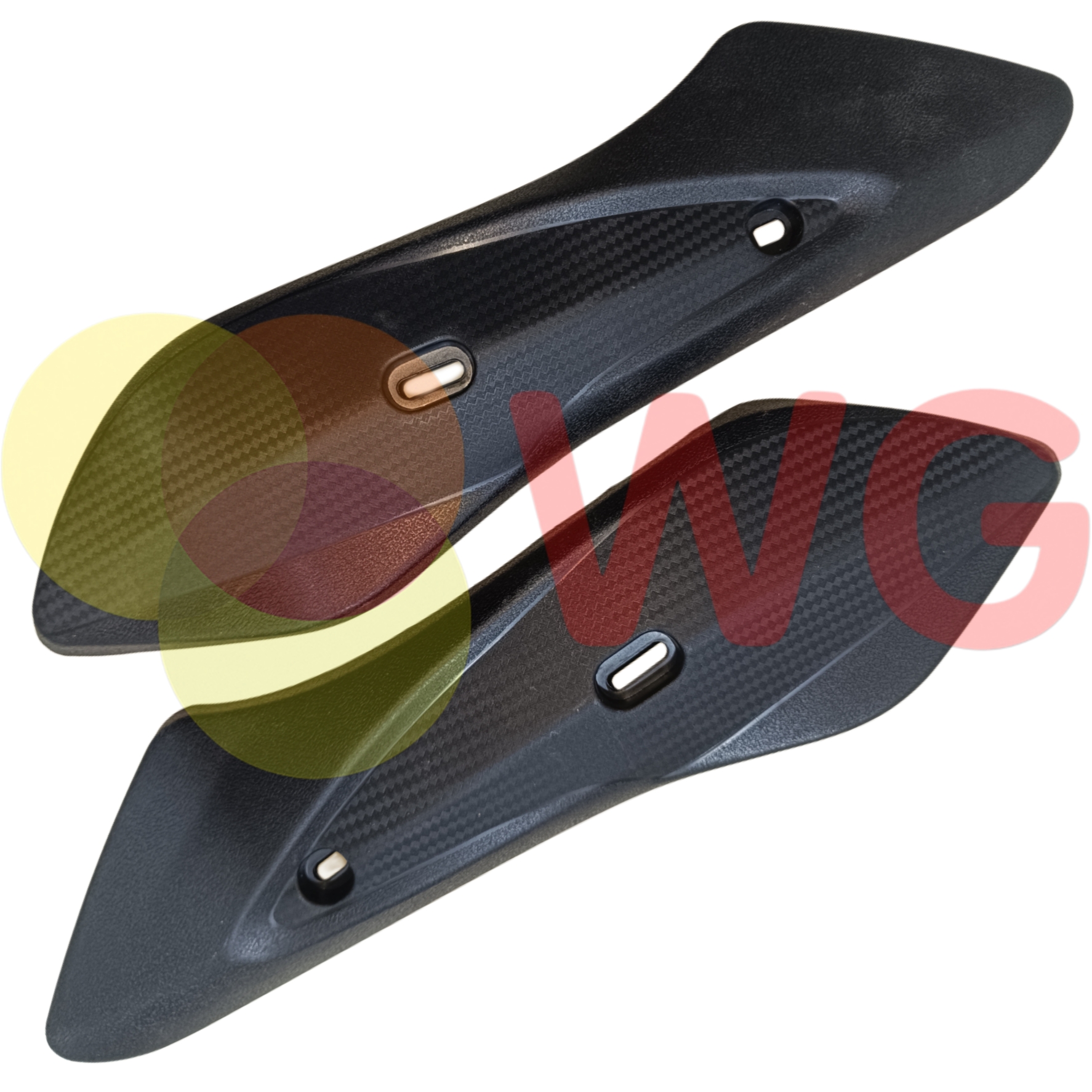 Common Uni. E-Scooty Body Parts Swing Arm Cover Set - Material: Leather