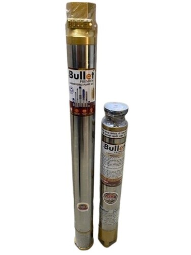 Bullet Submersible Pump - Color: Silver