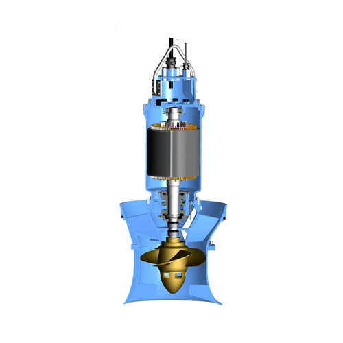 Submersible Axial Flow Pump - Color: Blue