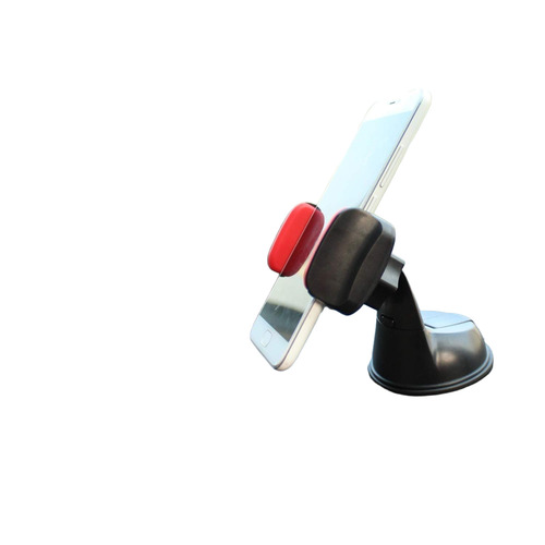 Silicone Sucker Car Mobile Holder - Color: Black