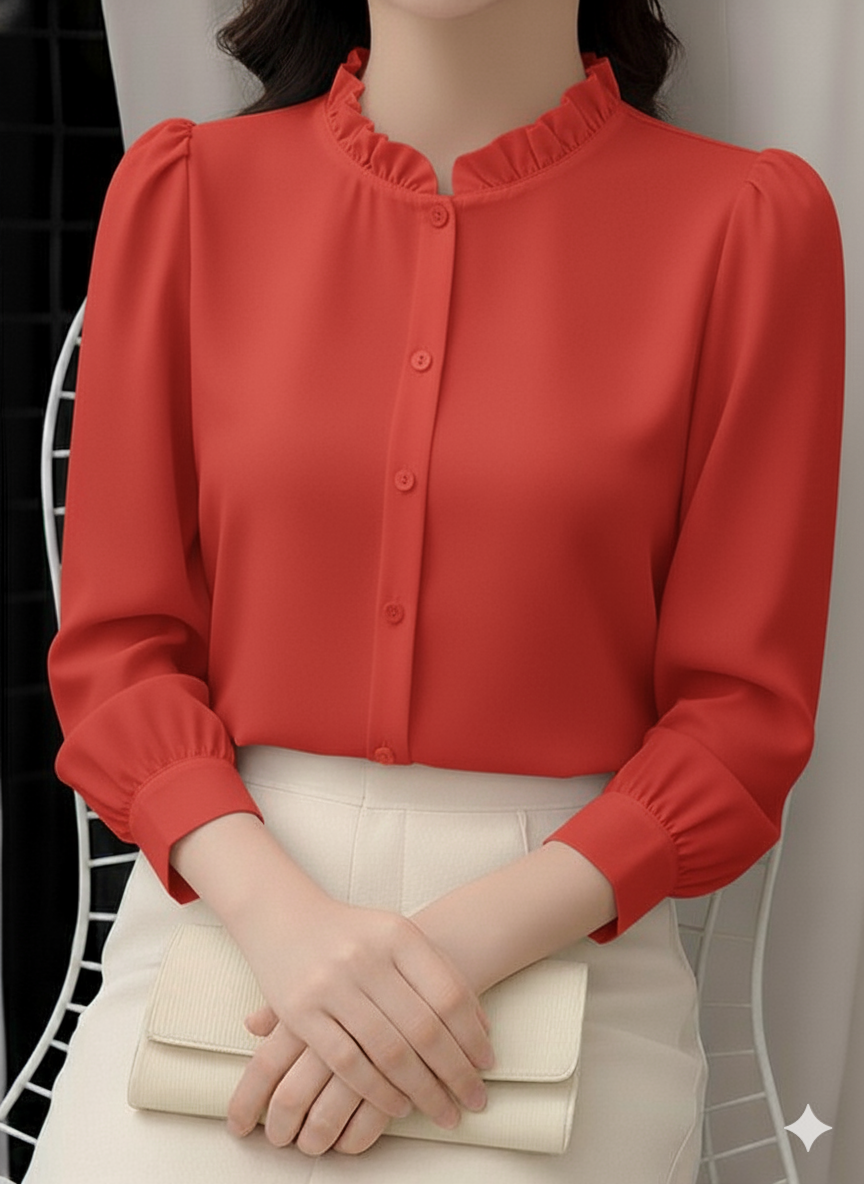 Ladies Shirts - Collar Style: Standard