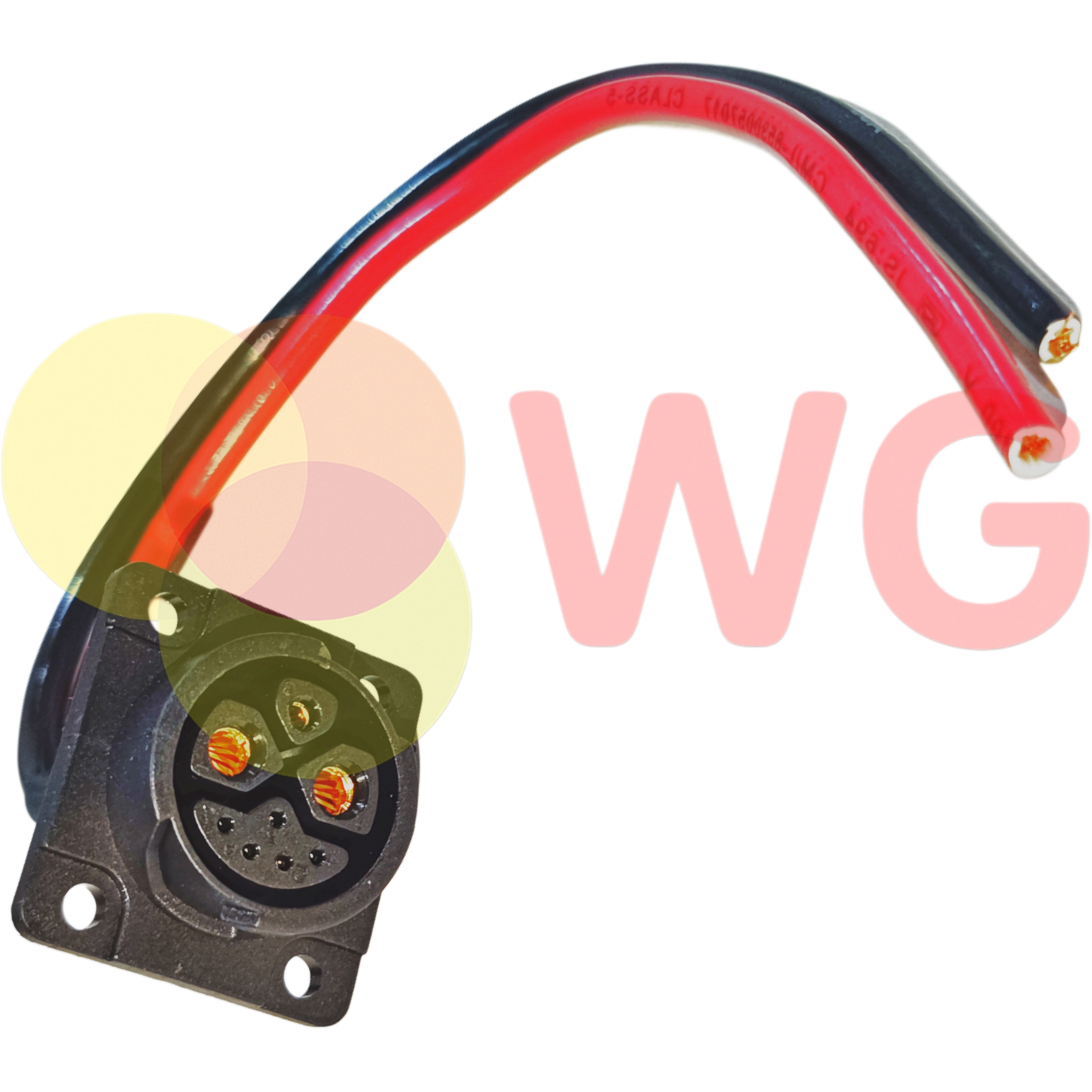 E-Scooty Chogori Type Amp. 2+1+5 2 Wires Charging Socket - Application: Electric Scooter