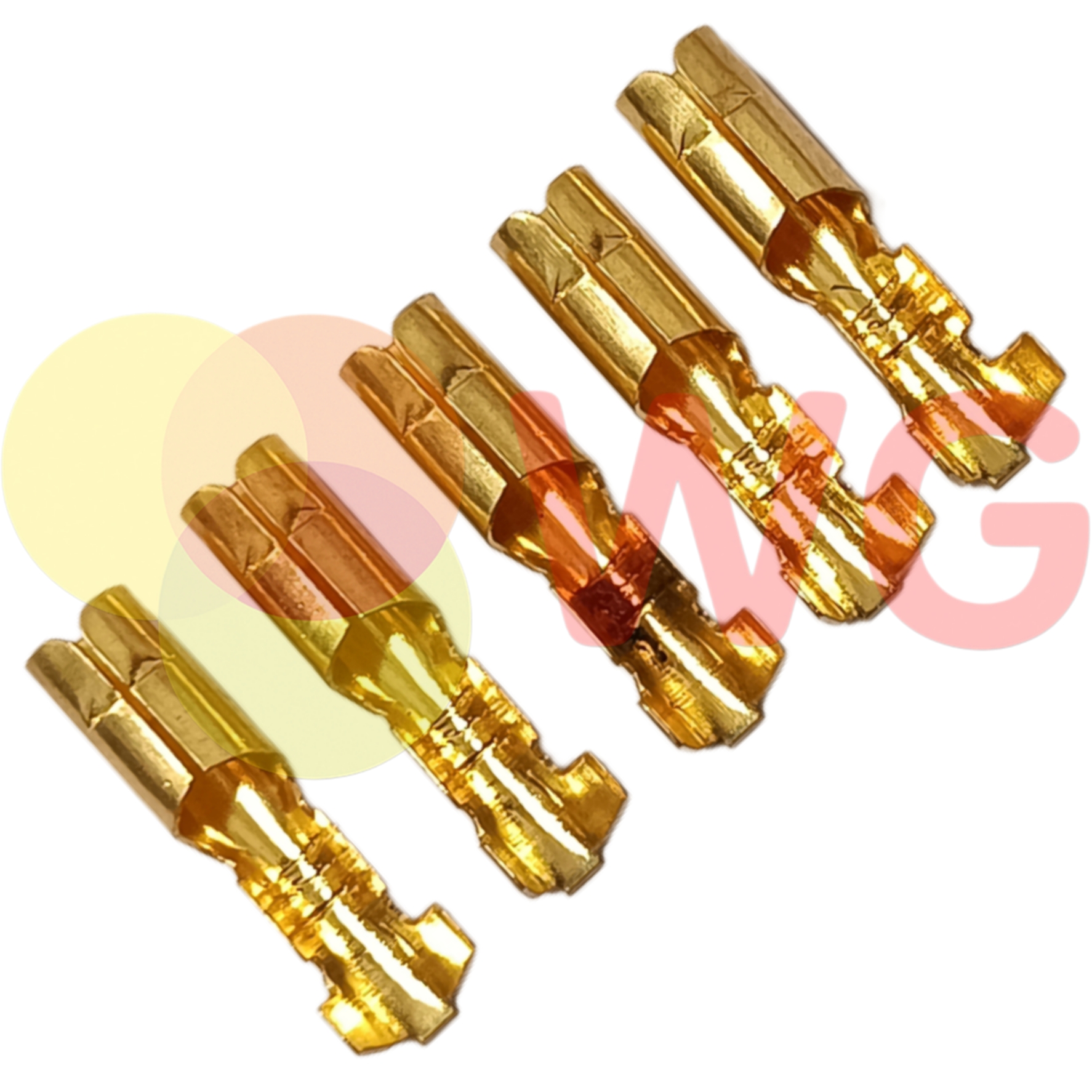 E Scooter Components Female Brass Terminal - Color: Golden
