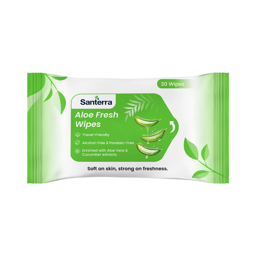 Refreshing Wipes - Bristle Material: Viscous + Polyster