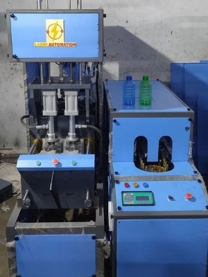 Pet Jar Blowing Machine - Stainless Steel, Blue, 220 Volt | Automatic, Energy Efficient, Durable, Precise Molding Control