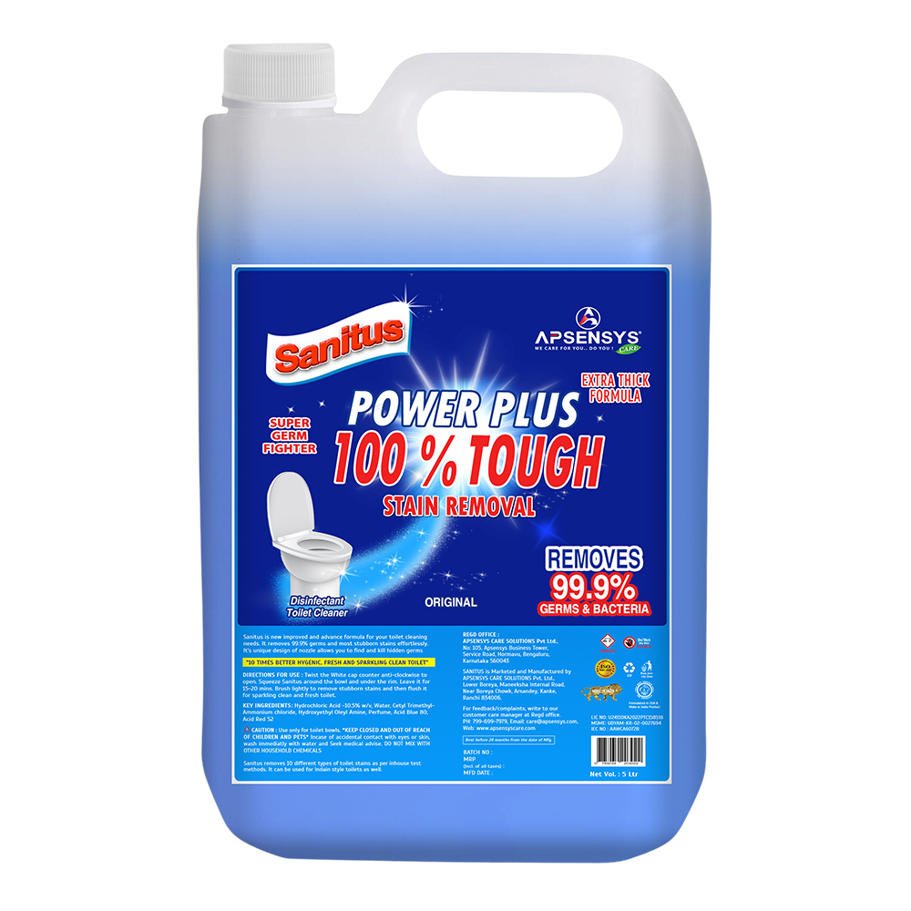 Sanitus Toilet Cleaner (5 Ltr) - Color: Blue
