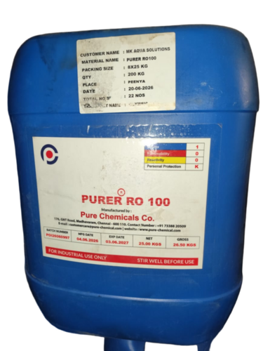 Purer Ro 100 Water Treatment Chemicals