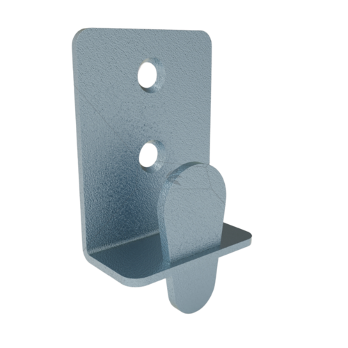 Etalage Klic Clak Single Slot Ceramic Tile Display Clamp - Color: Silver