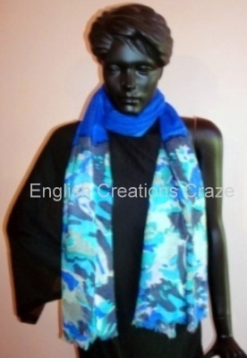 Printed And Designer Polywool Scarves