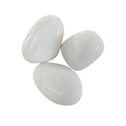 Premium White High Polished Quartz Stone Pebbles And Marble Glossy Polished Pebbles Stone - Artificial Stone Type: Solid Surface