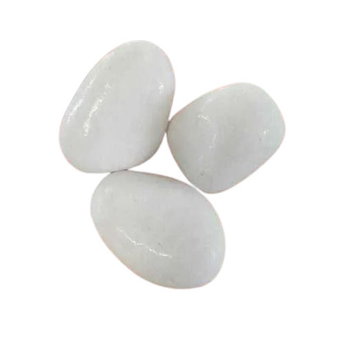 Premium White High Polished Quartz Stone Pebbles - Artificial Stone Type: Solid Surface