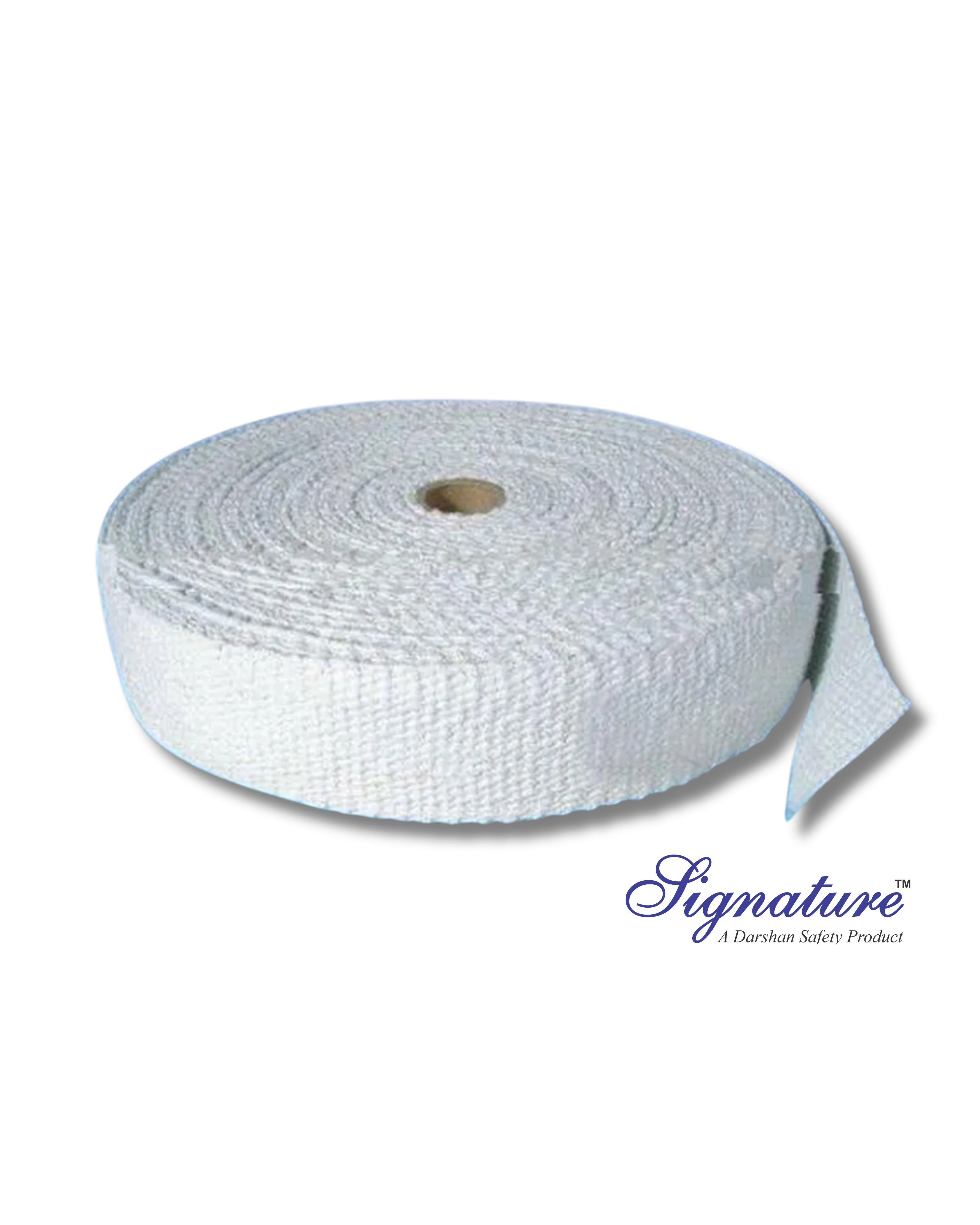 Ceramic Fiber Tape - Fiberglass 30 Meter Roll, 1-4 Inch Diameter, White | Superior Heat Resistance, Flexible Installation, Asbestos-Free, Thermal Shock Resistant, Durable Woven Texture