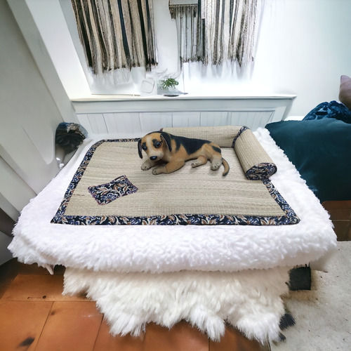 L-shaped Natural Korai Grass Dog Cat Pappy Bed