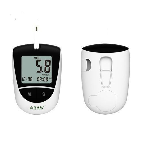 White Araw Blood Bg -208 Glucometer