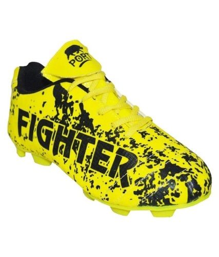 Yellow Port Men'S Fighter Football Shoes