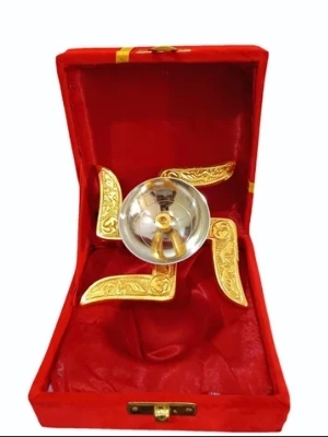 प्लेटिंग डिज़ाइनर ब्रास बाउल्स सेट