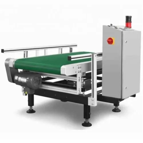Industrial Automatic Checkweigher Machine - Steel, 999 Product Memory, 7" Color Touchscreen | 100% Accuracy, Emergency Stop, USB Data Transfer, RS485, Ethernet