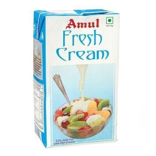 Healthy And Highly Rich Extracted From Fresh Pure Milk Fresh Amul Cream