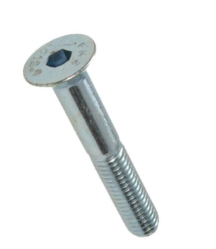 Silver 30 Mm Rust Proof Polished Finish Stainless Steel Hexagonal Socket Screw