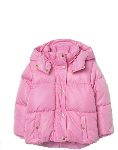 Pink 2 Pocket Dry Clean Full Sleeves Stylish Kids Jacket For Winter 