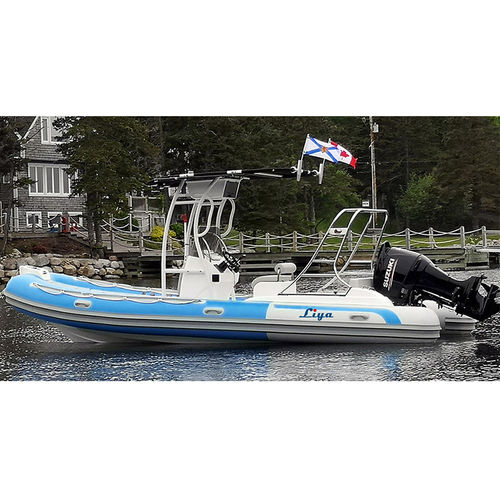 Liya 6.2M Luxury Fibreglass Rib Boat with Outboard Engine with Capacity of 1345 Kg/Hr