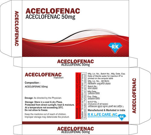 Aceclofenac 50mg