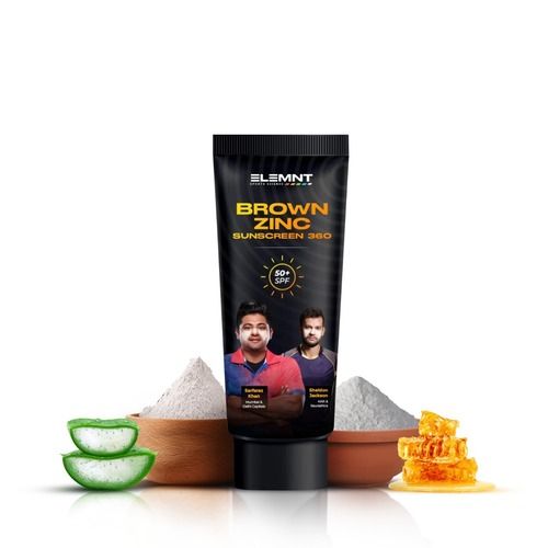 Brown Zinc Sunscreen 50Gm - Quality: Standard Quality