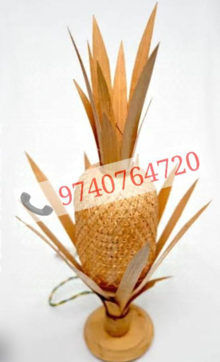 Bamboo Decorative Table Lamp - Color: Brown