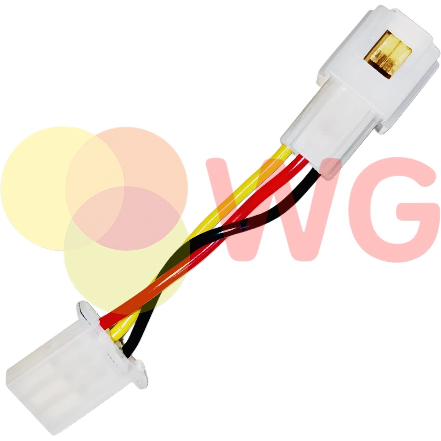 E-Scooty 3 Pin Female To Connector Throttle Converter - Color: Multicolor