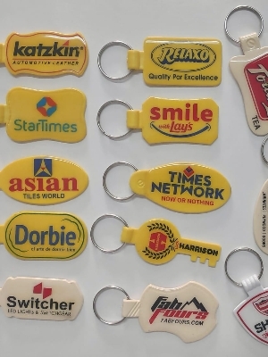 Abs Plastics Keychains - Color: Customized