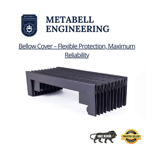Laser Cutting Machine Bellow Cover - Color: Black