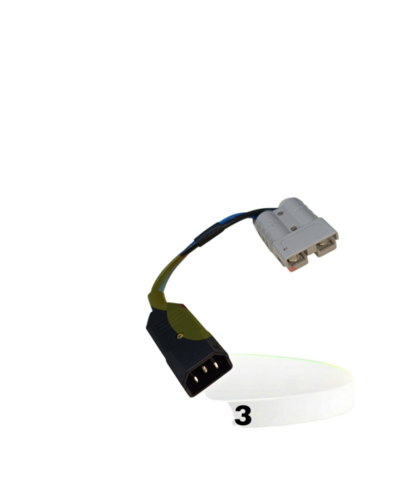 E-Scooty Ch. Plug Male To Ch. Connector 50A (H/D) Convertor - Application: E Scooty