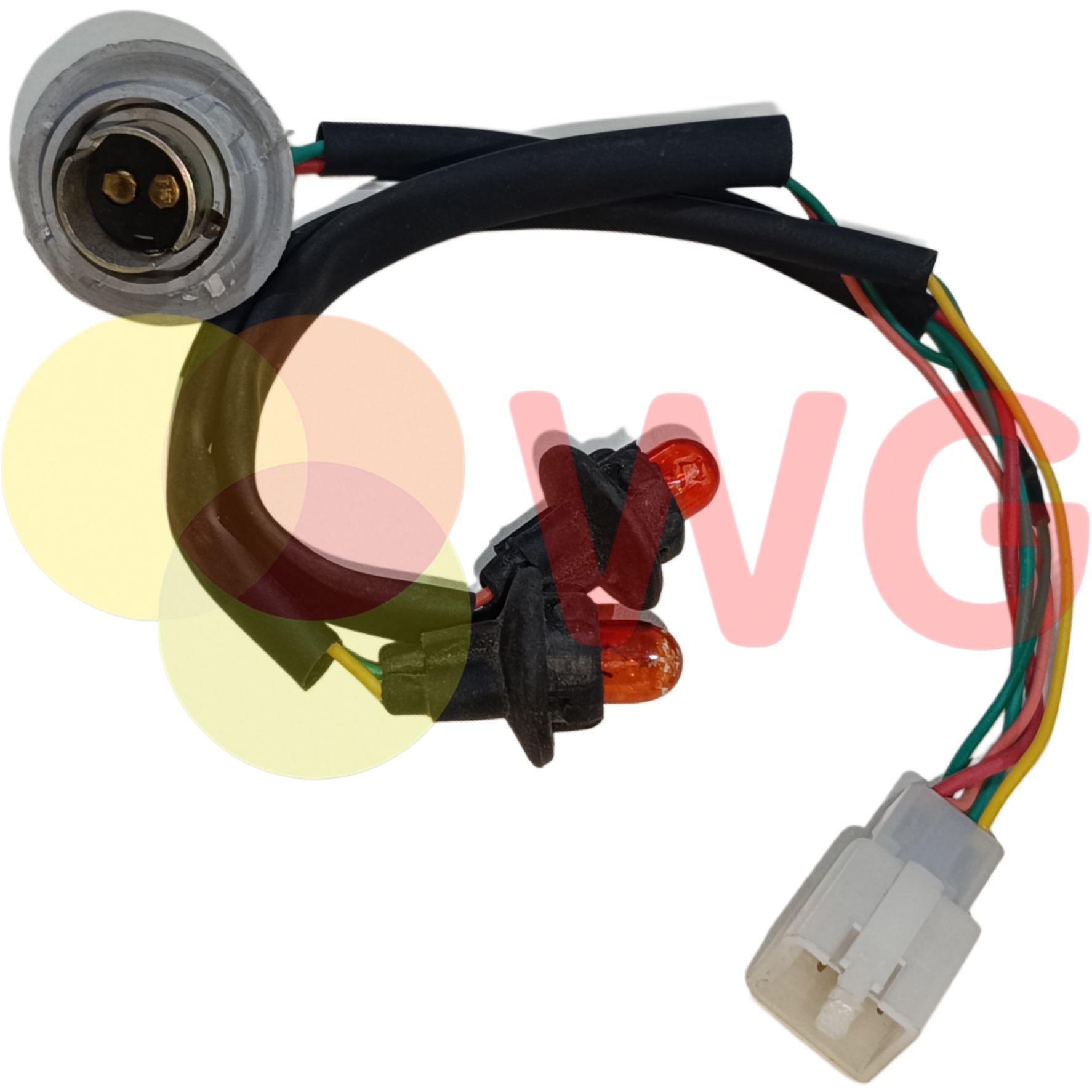 E-Scooty 1+2 Tail Light Holder - Color: Black