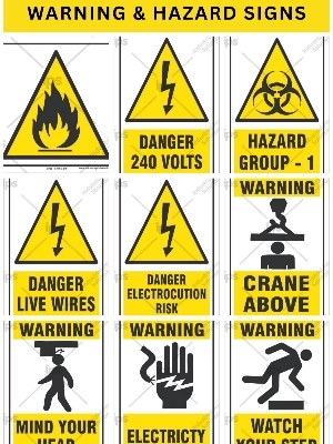 MACHINE SAFETY SIGNS