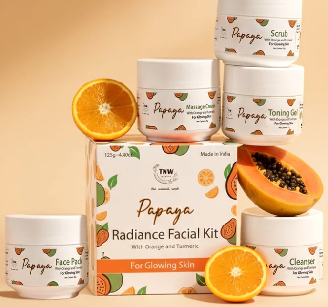 Papaya Facial Kit For Radiant & Glowing Skin - Age Group: 18+
