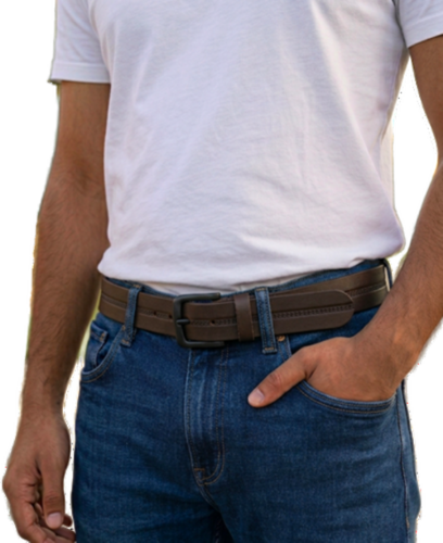 Premium Leather Belts - Buckle Material: Steel
