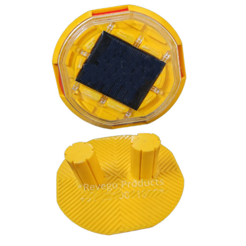 Round ABS Solar Aluminium Road Stud Heavy Duty