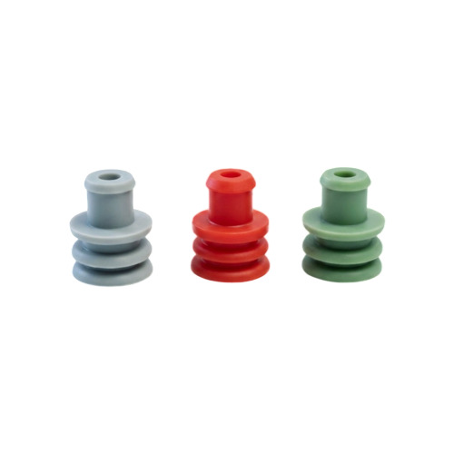 090-Srs 3 Rib 1.6 Mm Silicone Wire Seal - Application: Automotive Electrical Connectors