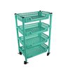 Action Plastic Trolley- 4 Racks