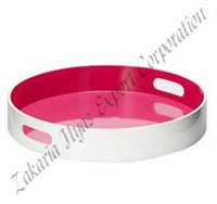 Round Tray For Food Serving