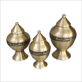 Brass Pet Urns - Set of 3 Pcs.