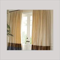 Bordered Silk Drapes