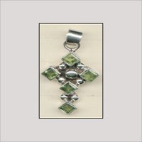 Designers Silver Stone Pendant