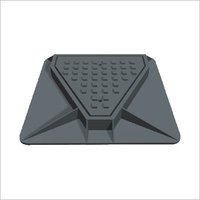 Single Triangular Cover Grate And Frame