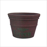 ROUND PLASTIC PLANTER