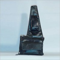 Plain Leather Shoulder Pouch