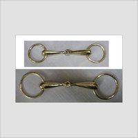 Solid Brass Hollow Mouth Loose Ring Snaffle Bits