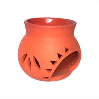 Round Shape Terracotta Aroma Lamp