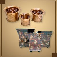 Decorative Metal Planter